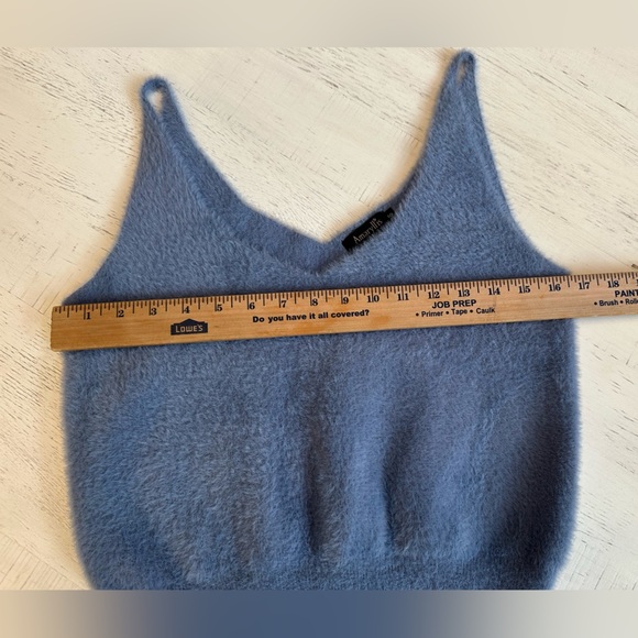 Amaryllis light blue sweater tank. Like new. Size Small - Picture 3 of 6
